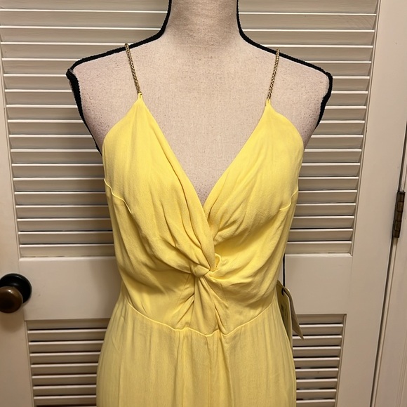 ba&sh Fifia Jumpsuit in Jaune, Size Small, NWT - Picture 4 of 17